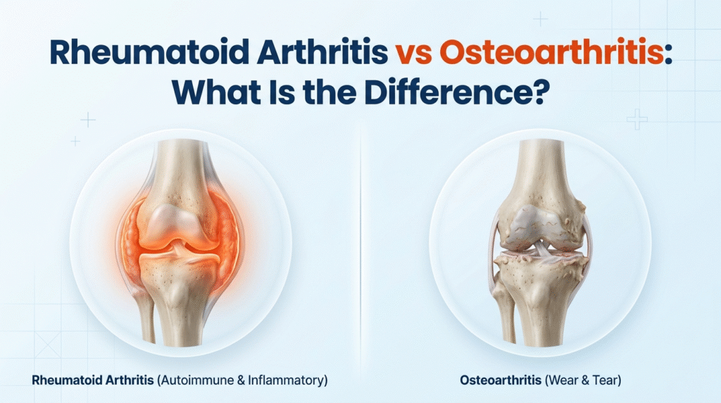 Rheumatoid Arthritis vs Osteoarthritis: What Is the Difference?